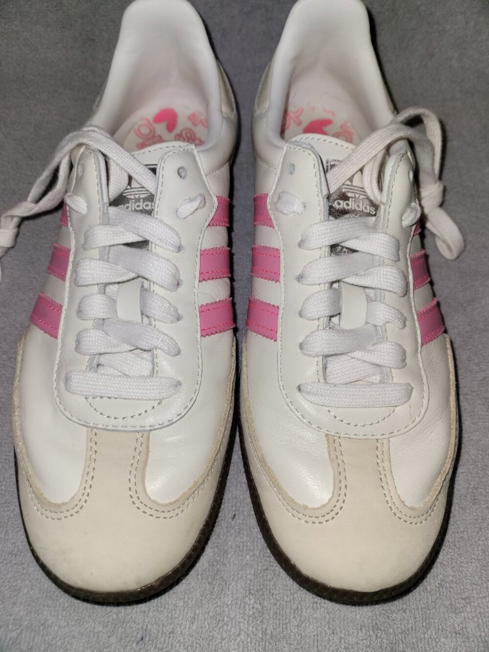 Adidas Samba OG Women’s Size 7.5 US Lucid Pink/Cloud White Gum Shoes IG1962 - Picture 6 of 16